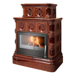 Kachlová kamna ABX Karelie kachlový sokl, Hnědá